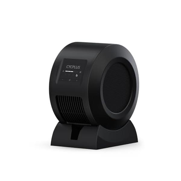 CYCPLUS Smart Indoor Cycling Fan, BLDC Motor Drive, 5 Speed Modes with Remote and APP Control, Low-Noise Bluetooth/ANT+ Cycling Fan for indoor Bike Trainers, Stationary/Spin Bikes,