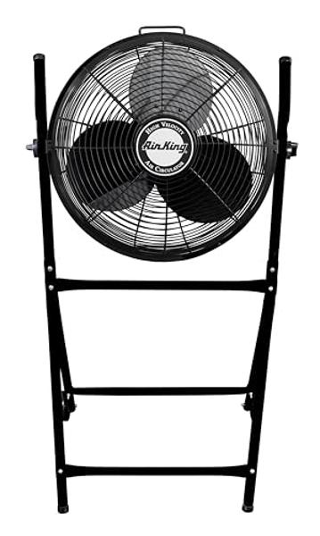 PURAERO Low Profile Air Mover Carpet Dryer Blower Floor Fan | 1/4 HP 1,100 CFM | for Crawlspaces, Attics, Basements, Bathrooms| Water Damage Restoration, Grow Rooms | PA-250-LP | R