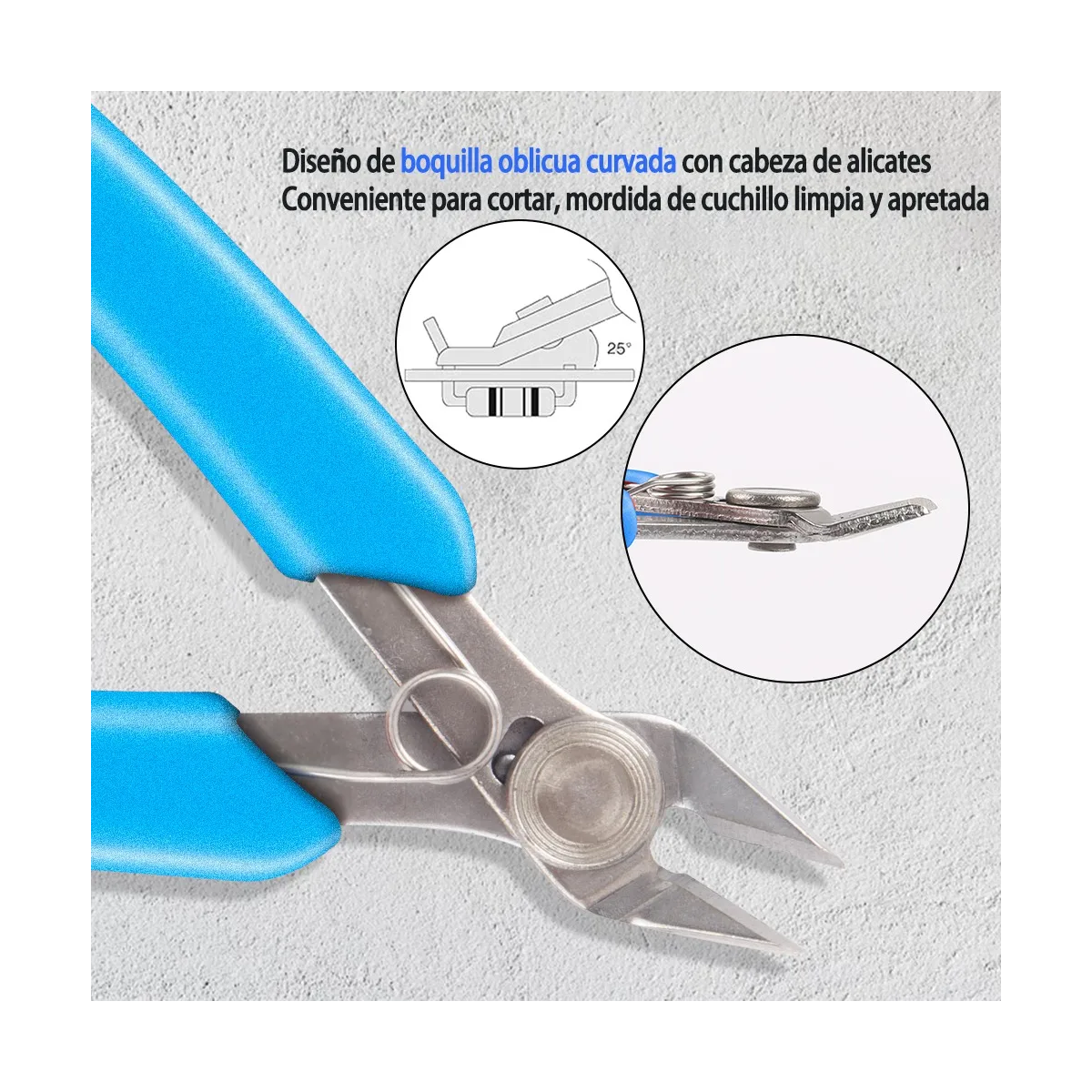 Set 4 Pinzas De Micro Corte Electrónica Corte De Cable