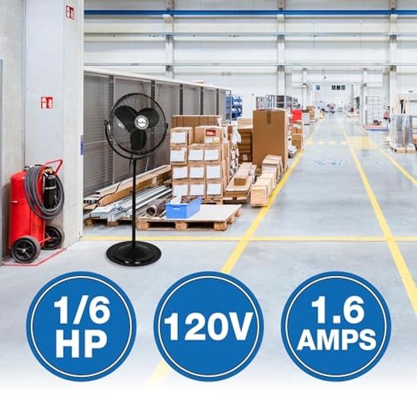 Air King 9420 20-Inch Industrial Grade Pedestal Fan