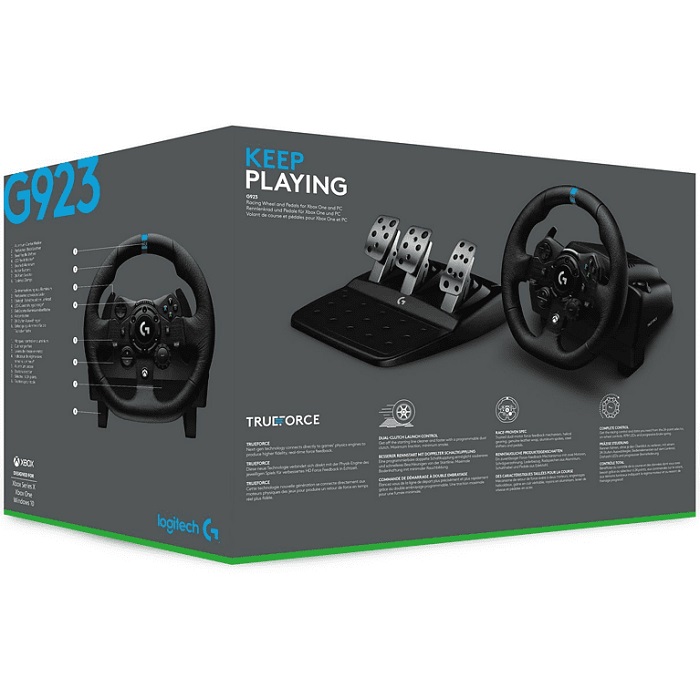 Volante De Carreras Logitech G923 TRUEFORCE Para Xbox X S One Y PC 941-000156