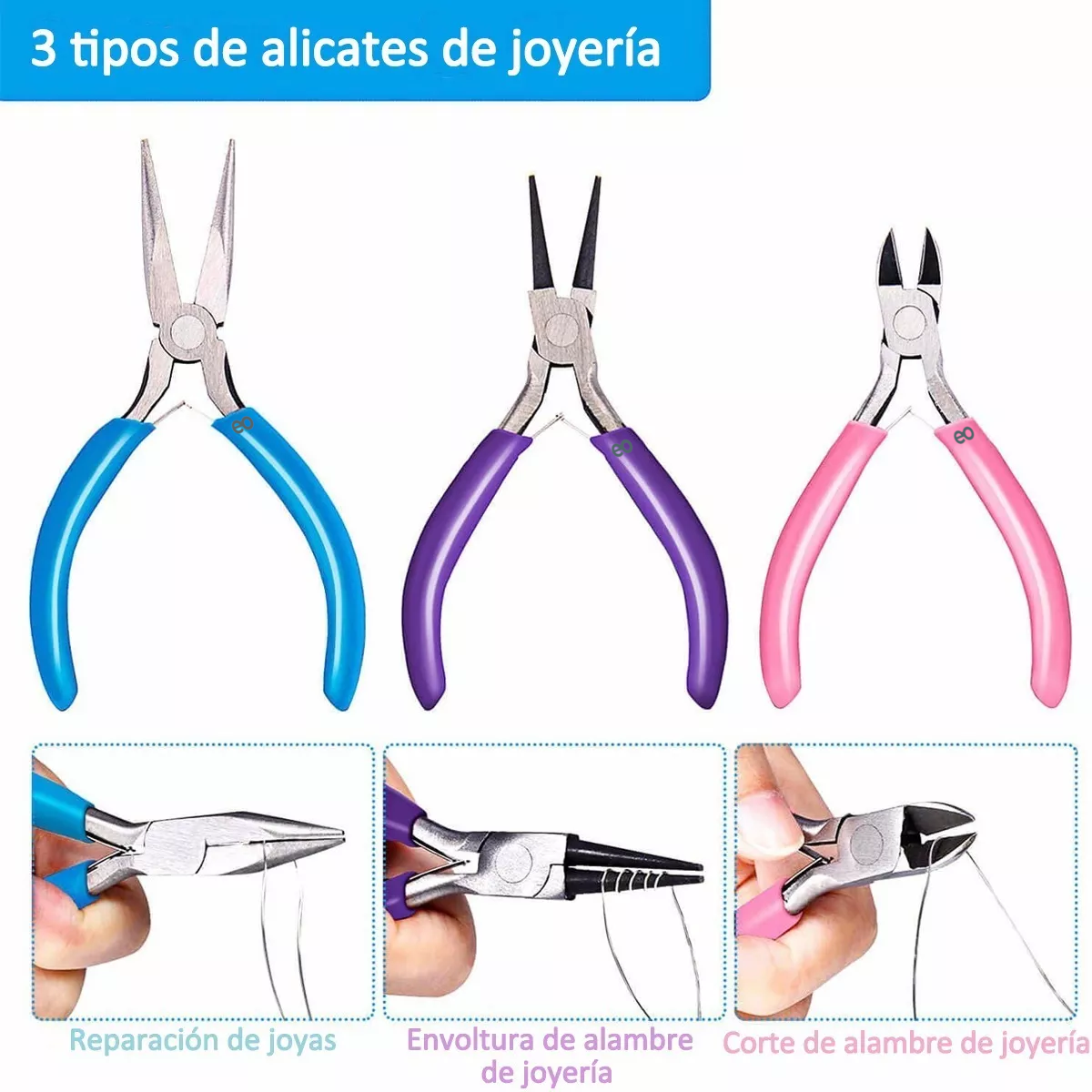 Kit Bisutería Material Para Hacer Joyería