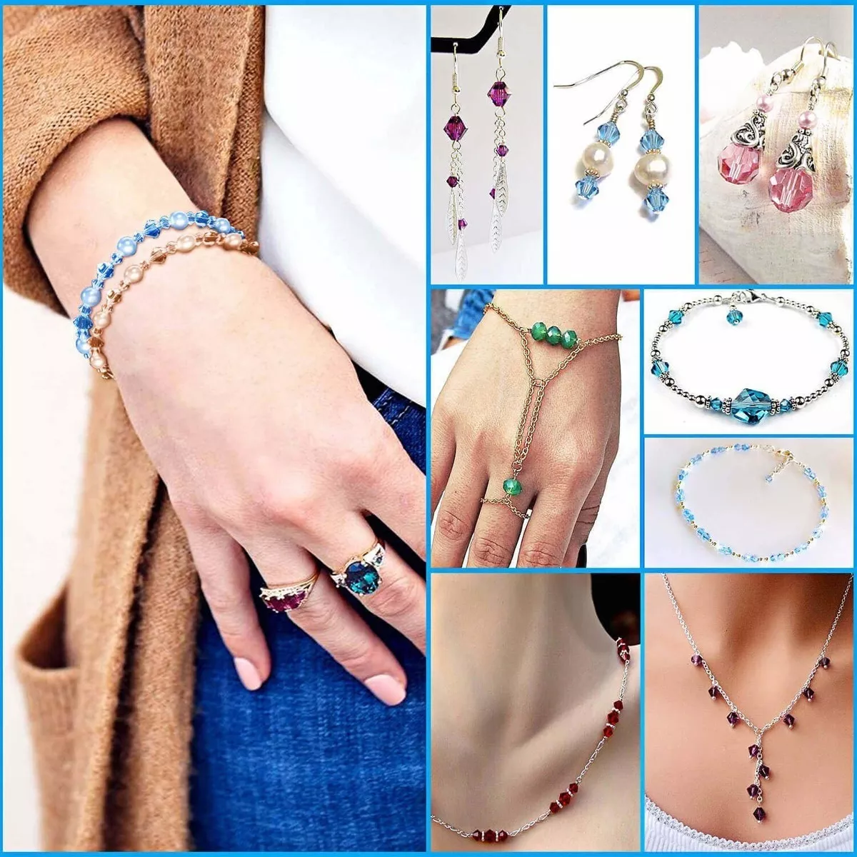 Kit Bisutería Material Para Hacer Joyería