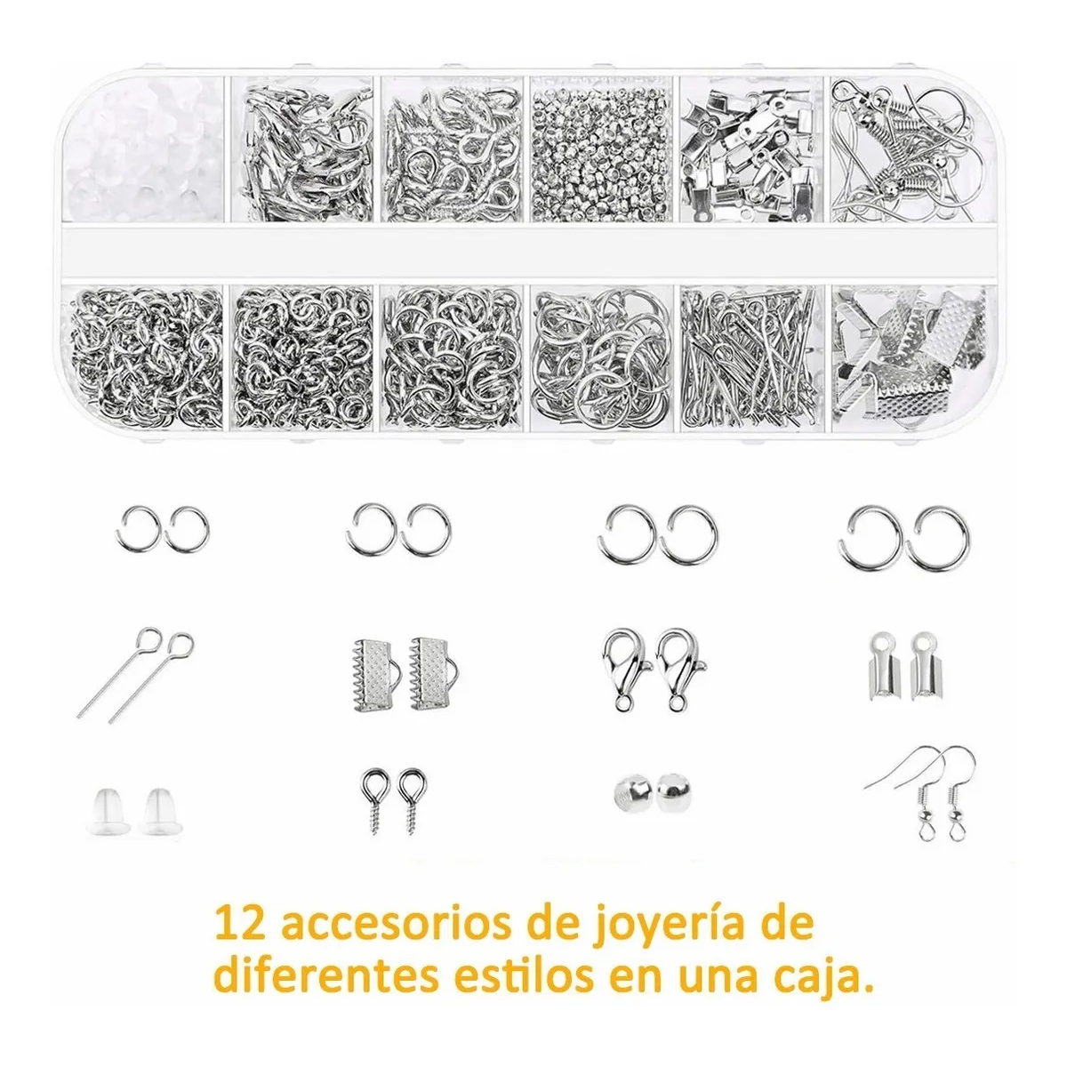 Kit Bisutería Material Para Hacer Joyería
