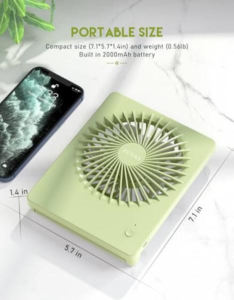 Portable Neck Fan, Hands Free Bladeless 360° Cooling Personal Fan,Wearable Quiet Fan for Outdoor Indoor, Gifts for Men Women, 4000mAh Battery Operated, USB Rechargeable, 3-Speeds(B