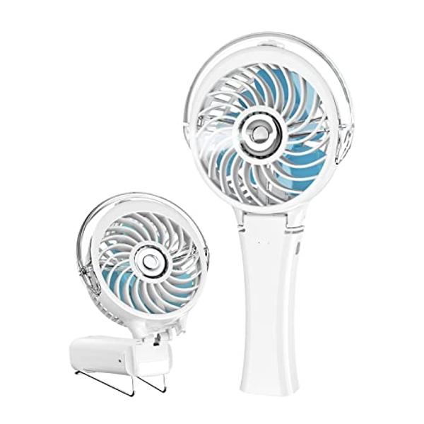 HandFan Upgraded Portable Misting Fan, Handheld Mister Fan, USB Rechargeable Personal Mist Fans, Battery Operated Spray Water Fans, Mini Electric Cooling Hand Fans for BeachTravel 