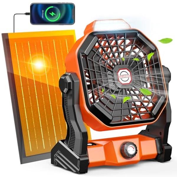 JISULIFE Portable Handheld Fan Life9, Turbo Power High Speed Air [18H Max Cooling Time], 5 Gear Wind, 5000mAh Rechargeable, Mini Pocket Design, Personal Fan for Travel Concerts Cru