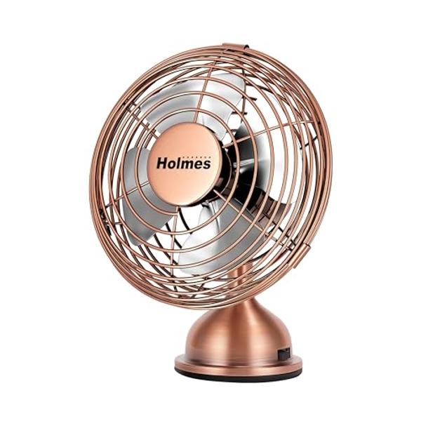 KONSIDEN Desk Fan Bladeless, 11.8 Inch Office Fan Small, Quiet, 3 Speed Adjustment, Touch Control, Easy to Clean, Desk Fans Small Quiet, Ideal for Office, Living Room, Bedroom