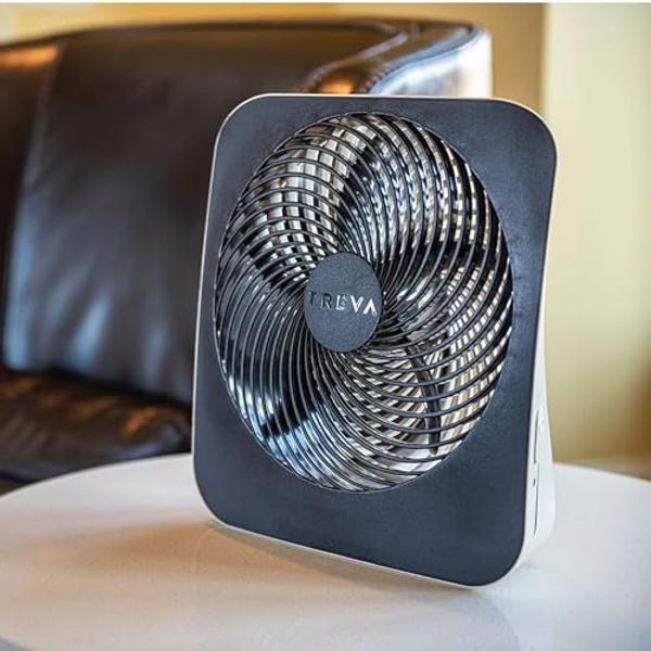 HOLMES 4" Mini Heritage Desk Fan, USB-Powered, Single Speed, 4 Blades, Adjustable 100° Head Tilt, Metal Construction, Ideal for Home, Dorm Rooms, Bedrooms, Office or Travel, Vintag