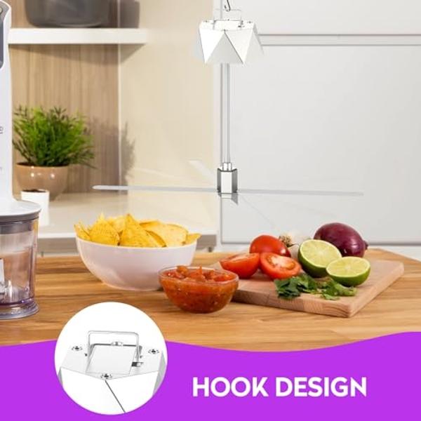 HOLMES 12" Table Fan, 75° Oscillation, 3 Speeds, 15° Adjustable Head Tilt, Ideal for Home, Bedroom or Office, White