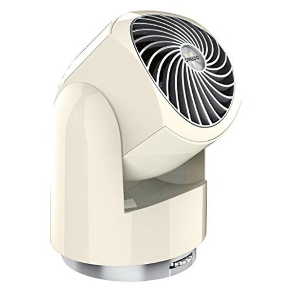Vornado Flippi V10 Oscillating Compact Air Circulator Fan, Quiet Portable Fan for Office or Bedroom, Adjustable Head, 3 Speeds, Vintage White