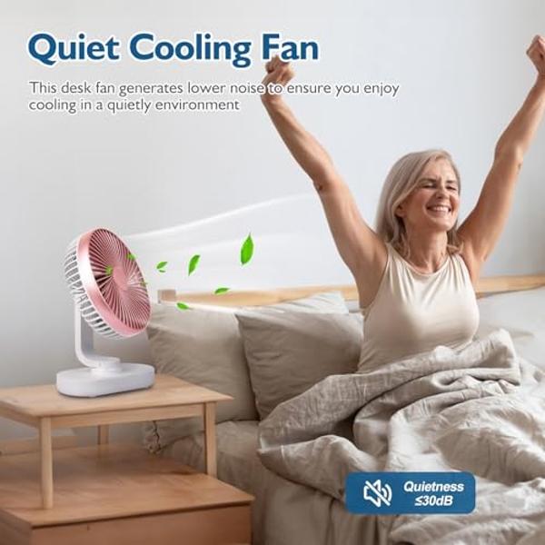 Windmill NEW to Amazon Smart Air Circulator and Fan with Remote and Wi-Fi/App - 18 dB Whisper-Quiet plus Tri-Layer Airflow