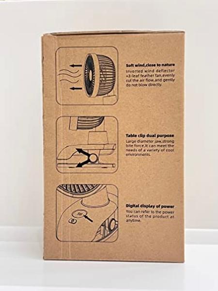 PELONIS Table Fan 12-Inch, 120° Oscillating Table Fan Small Portable ...