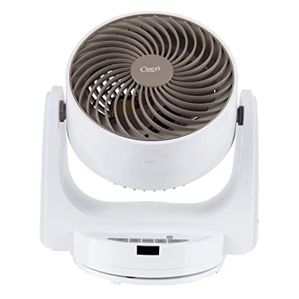 Ozeri Brezza III Dual Oscillating 10" High Velocity Desk Fan,White