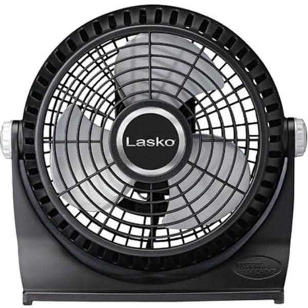 Lasko Breeze Machine Pivoting Floor/Table, 2-Speed, Black (507) Household Fans
