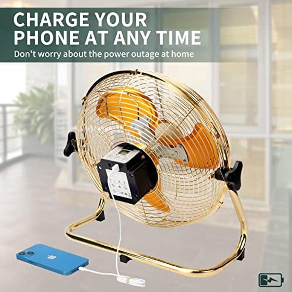 QNIZNOE Fly Fans for Tables, 4 Pack Portable Table Top Food Spinning Fan for Indoor & Outdoor Use with Flexible Quiet Spinner - Perfect for BBQ, Picnic, Patio, Parties
