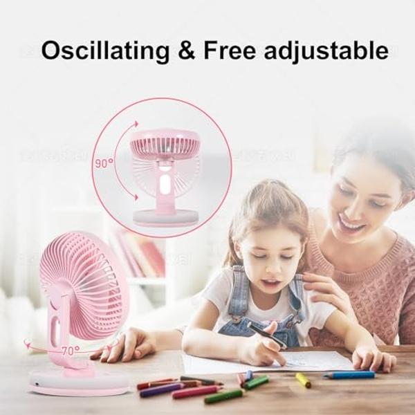 Simple Deluxe 20” Box Fan, 3-Speed Cooling Table Fan with Aerodynamic Shaped Fans Blades, Convenient Carry Handle and Safety Grills, White