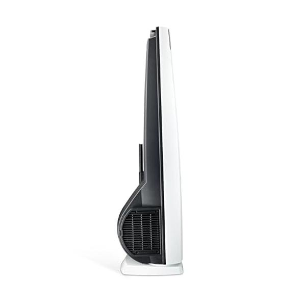 Lasko Oscillating Hybrid Fan and Space Heater for Home, All Season High Velocity Hybrid with Tip-Over Switch, Remote Control, Timer and Thermostat, 37.5 Inches, White, 1500W, FHV82