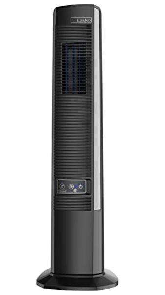 Lasko 42" Portable Outdoor Tower Fan with Bluetooth Technology for Decks, Patios and Porches with 4 Speeds, Night Mode, Internal Oscillation, Black, YF200, Large