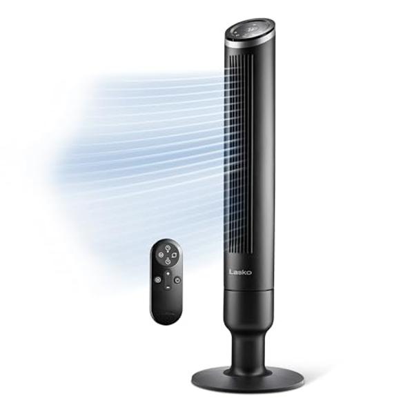 Dreo MC710S Air Purifier Tower Fan, 45" 2-in-1 Smart Fan for Bedroom, 27ft/s Velocity, 120°Oscillation, 24H Timer Bladeless Fans for Home, 25dB Low Noise, Standing Fan Works with A
