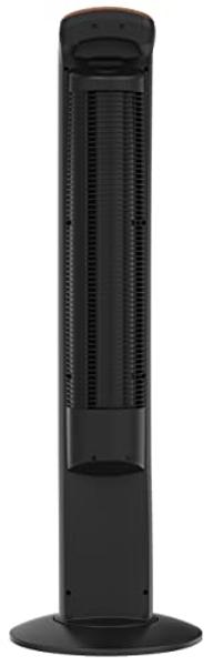 Lasko Oscillating Wind Curve Tower Fan, Bluetooth Technology, 3 Quiet Speeds, for Bedroom, Living Room & Office, 42", Woodgrain, T42905