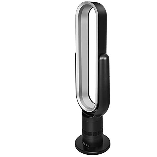Simple Deluxe 39 inch Bladeless Tower Fan, Standing Fan, 10 Speeds Settings, 10-Hour Timing Closure, Low Noise