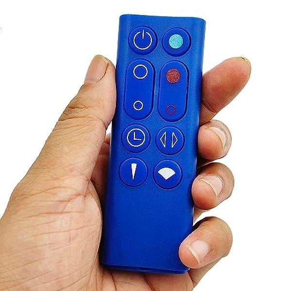 Replacement Remote Control Compatible for Dyson Fan AM09 Hot + Cool Tower Fan Heater Cooler (Blue)