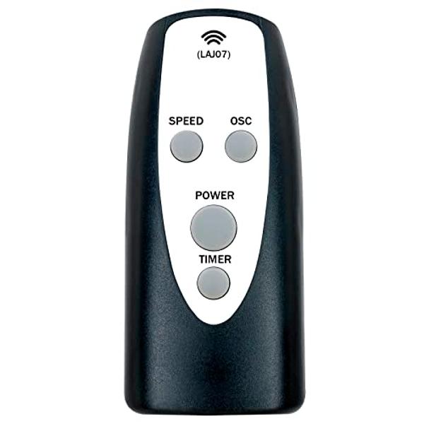 Replacement Remote Control for Lasko 2033667 2033667A M16950 M18950 S18961 S18635 U35115 U35120 2510 2511 2711 T38301 T32200 T36211 T37900 T38305 Oscillating Tower Fan