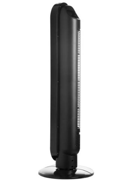 Ozeri 360 Oscillation, Micro-Blade Noise Reduction Technology Tower Fan, Black, Model:OZF5