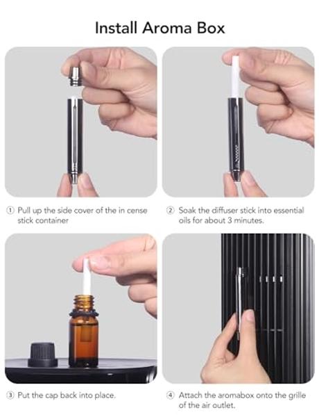 Goveelife 24pcs Aroma Diffuser Refill Sticks for Air Fresheners Diffuser Vent Clips. Replacement Accessories Only for Goveelife Smart Tower Fan H7105, H7106, H7100, H7102