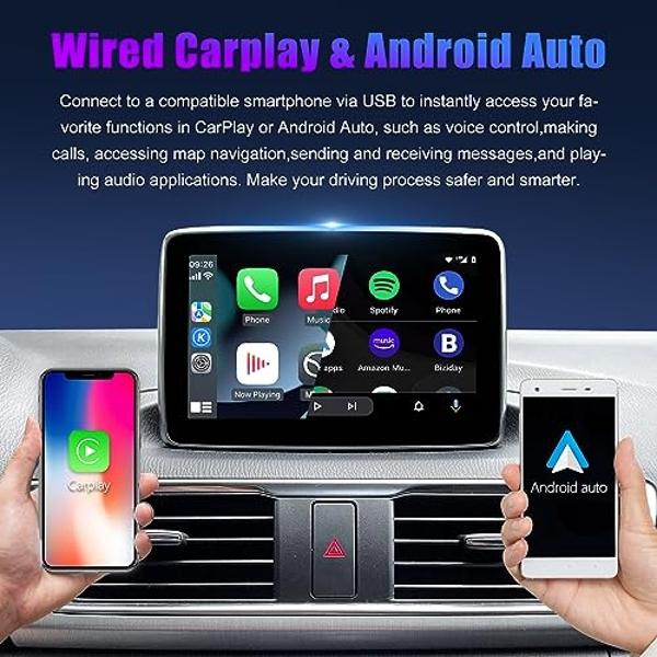 HMYC Mazda Carplay and Android Auto Retrofit Kit, TK78-66-9U0C OEM Media Hub Fits to MZD Connect System, Compatible with Mazda 2/3/6/CX3/CX5/CX9/MX5 2015-2020 Year(Type-c Fast Char