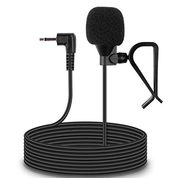 weishan Pionee Microphone for Car Radio, 2.5mm Car External Mic Replacement for Pioneer Vehicle Enabled Stereo Radio GPS DVD Head Unit