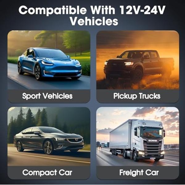 Wireless Apple Carplay Screen for Car,7" HD Portable Car Stereo Touchscreen with Apple CarPlay and Android Auto with Mirror Link/Backup Camera/Bluetooth/GPS Navigation/AUX for All 