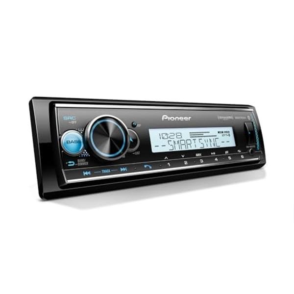 Pioneer MVH-MS512BS Marine Digital Media Receiver - Single Din Bluetooth Marine Stereo with Amazon Alexa and Corrosion-Resistant Design