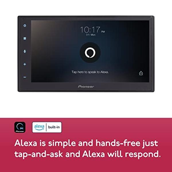Pioneer DMH-W2770NEX 6.8" Compatible with SiriusXM-Ready, Amazon Alexa, Pioneer Vozsis App, Android Auto, Apple CarPlay, Bluetooth – Multimedia Digital Media Receiver (Renewed)