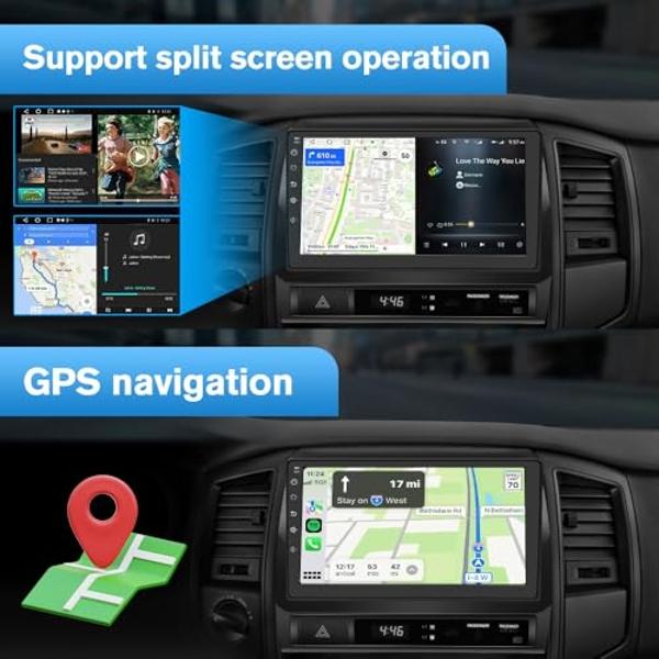 Android 13 Car Stereo for Toyota Tacoma 2005-2015, 9 Touch Screen Radio Head Unit Support JBL System Wireless Carplay Android Auto WiFi Bluetooth Navigation - 2+32GB