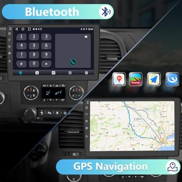 MB Quart Portable Touchscreen Car Stereo Dual Zone Audio System for Boat & UTV, Black