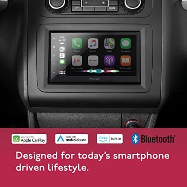Pioneer DMH-W2770NEX 6.8" Compatible with SiriusXM-Ready, Amazon Alexa, Pioneer Vozsis App, Android Auto, Apple CarPlay, Bluetooth – Multimedia Digital Media Receiver (Renewed)