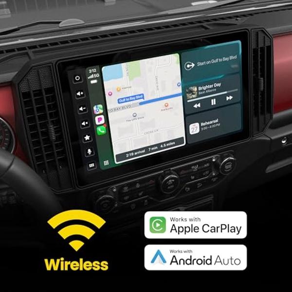 Pioneer DMH-T450EX Digital Multimedia Receiver with Weblink, 9” Capacitive Touchscreen, Double-DIN, Built-in Bluetooth, Amazon Alexa Via App, Backup Camera Compatibility