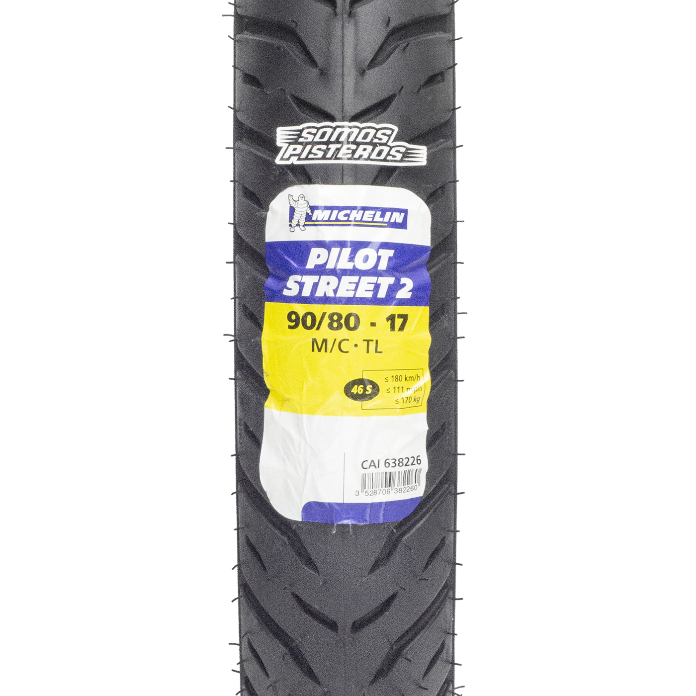 Llanta Michelin 90/80 17 46S Pilot Street 2 R15 GSXR 150 RT2