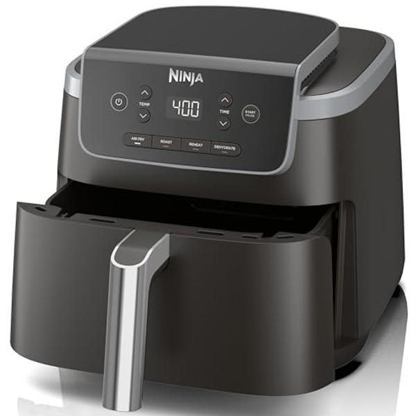 Ninja Air Fryer Pro 4-in-1 with 5 QT Capacity, Air Fry, Roast, Reheat, Dehydrate, Air Crisp Technology with 400F, crispy results in just minutes, Nonstick Basket & Crisper Plate, G