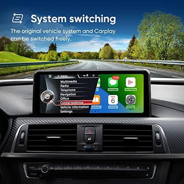 10.25" for BMW F30 CarPlay Screen Radio | Wireless Android Auto & MirrorLink | Linux System for BMW 3/4 Series (2013-2016) | NBT System Retains iDrive Controls