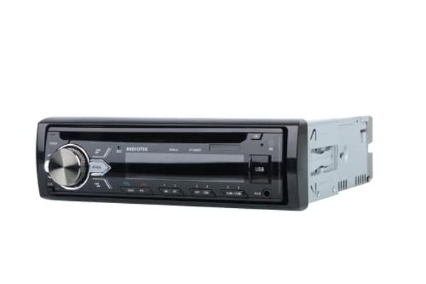 New Audiotek AT-990BT CD / MP3 Car Audio Receiver Works with USB, SD, Bluetooth, Compatible with MP3/WMA/CD-R/RW/USB/SD/MMC Slots, Sensitive FM Receiver, AUX in Front