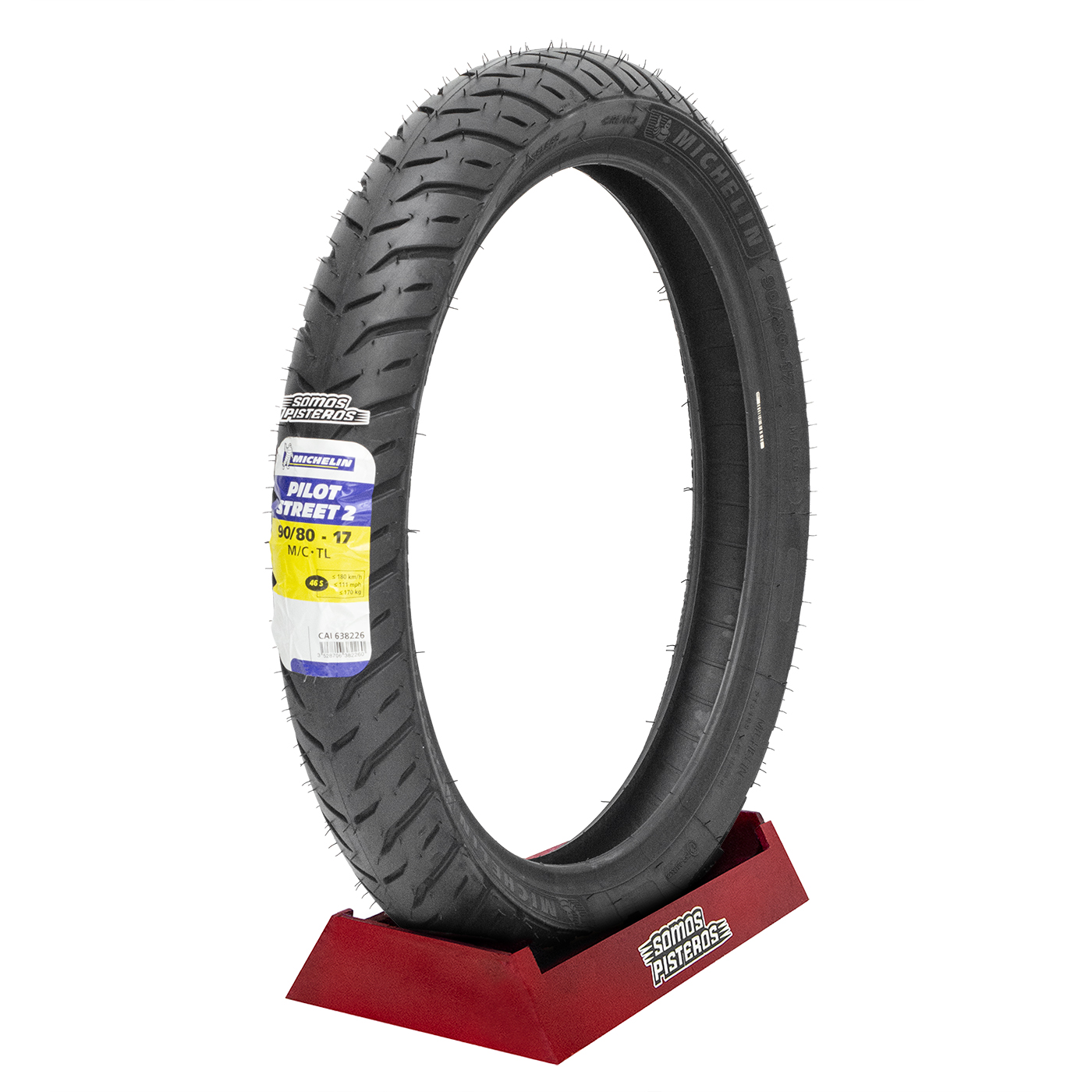 Llanta Michelin 90/80 17 46S Pilot Street 2 R15 GSXR 150 RT2