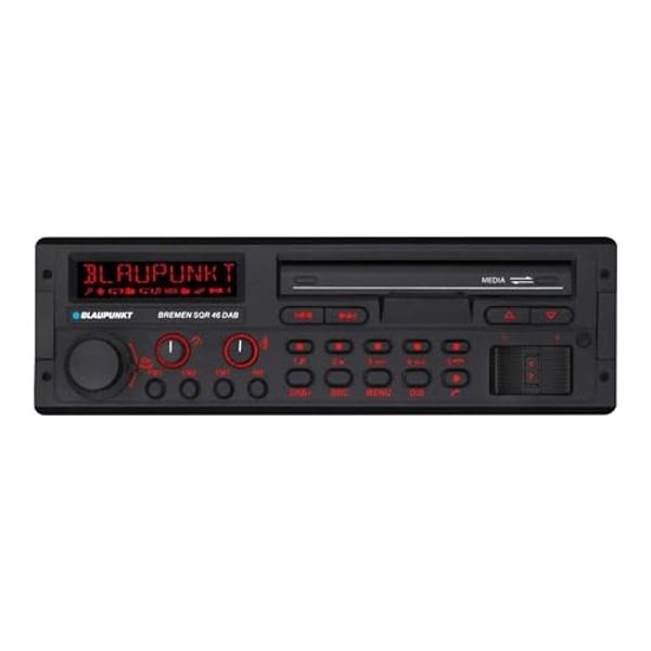 BLAUPUNKT Bremen SQR 46 DAB Retro Car Stereo 80s Classic Bluetooth USB SD AUX - Black
