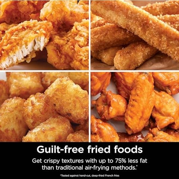 Ninja Air Fryer Pro 4-in-1 with 5 QT Capacity, Air Fry, Roast, Reheat, Dehydrate, Air Crisp Technology with 400F, crispy results in just minutes, Nonstick Basket & Crisper Plate, G