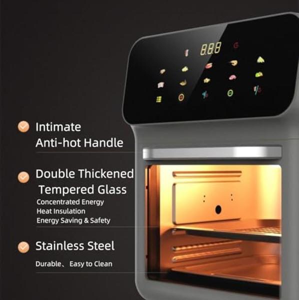 Ninja Air Fryer Pro 5-in-1, 5 QT Capacity, Air Fry, Bake, Roast, Reheat, and Dehydrate, Air Crisp Technology, Nonstick Basket & Crisper Plate, Grey, AF142