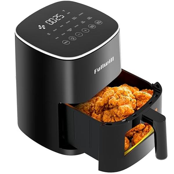 Kalorik Air Fryer Oven MAXX Advance Series 26-Quart with Digital Controls Easy-View Door and 14 Smart Cooking Presets, Includes 9 Cooking Accessories & Smart Probe, 1700-Watts, Bla