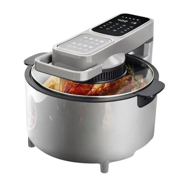 OKF Air Fryer, 8.5 Quart Large Capacity Airfryer Family Size, 270° Large Clear View Window Air Fryers, Easy to Clean Nonstick Basket, Double Security Protection, 160-400°F, 1100W, 