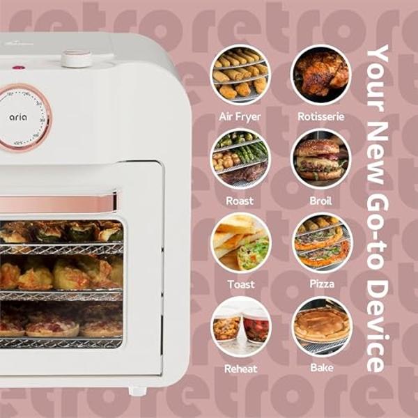 Willz Digital Air Fryer with 6 Pre-Set Cooking Programs & Precise Temperature Control, Non-Stick Basket and Dishwasher-Safe, 60 Minutes Timer, 3.5 Qt, Black
